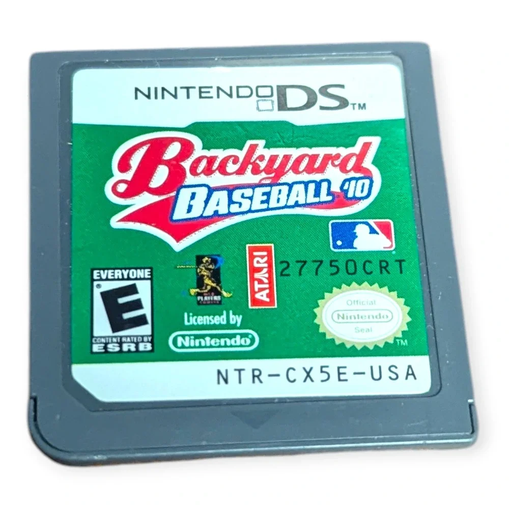 Nintendo DS Backyard‎ Baseball 2010 Complete Game Cartridge Case Manuals CIB